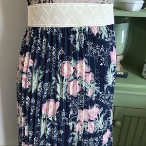Lularoe Floral Jill Skirt XL